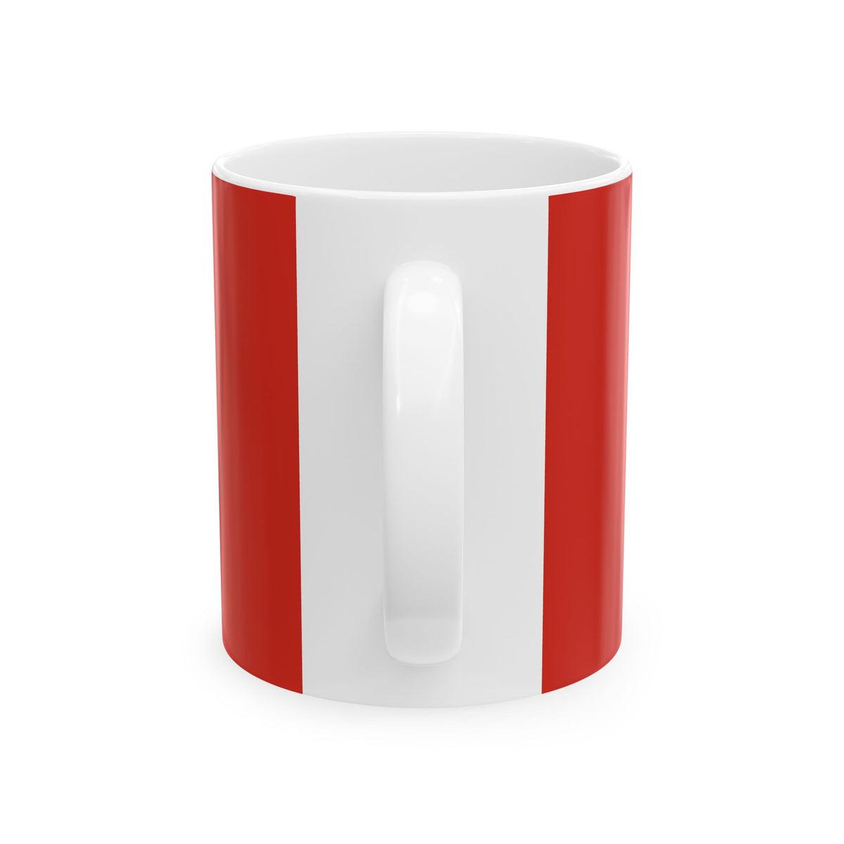 Personalized Name Red Maple Leaf Canada Flag Mug | Ceramic Coffee Cup, New Citizen, Naturalization Gift, Heritage Gift - Proud & Loyal