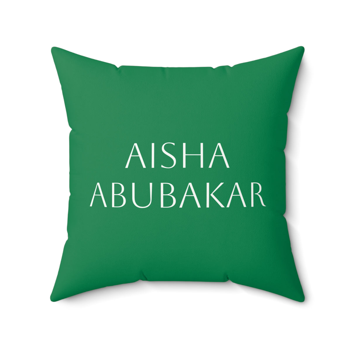Personalized Nigeria Flag Green and White Vertical Stripes Pillow | Faux Suede Nigerian Throw Pillow | African Pillow | Heritage - Proud & Loyal