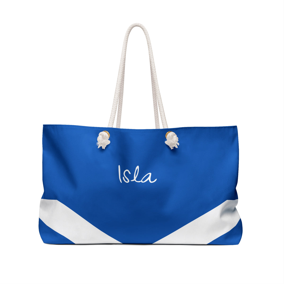 Personalized Scotland Weekender Bag, Scottish Flag Travel Bag, Custom Name Heritage Tote, European Vacation Overnight Bag - Proud & Loyal