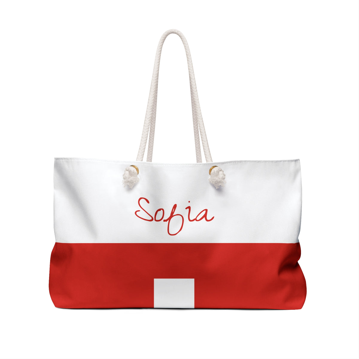 Personalized Switzerland Weekender Bag, Swiss Flag Travel Bag, Custom Name Heritage Tote, European Vacation Overnight Bag - Proud & Loyal