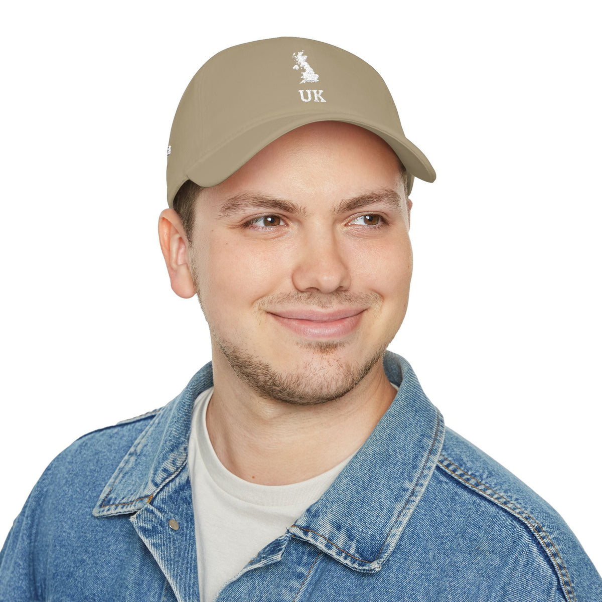Personalized UK Heritage Hat, British Flag Embroidered Cap, Custom Initials, United Kingdom Map Low Profile Hat, British Gift, Country Shape - Proud & Loyal