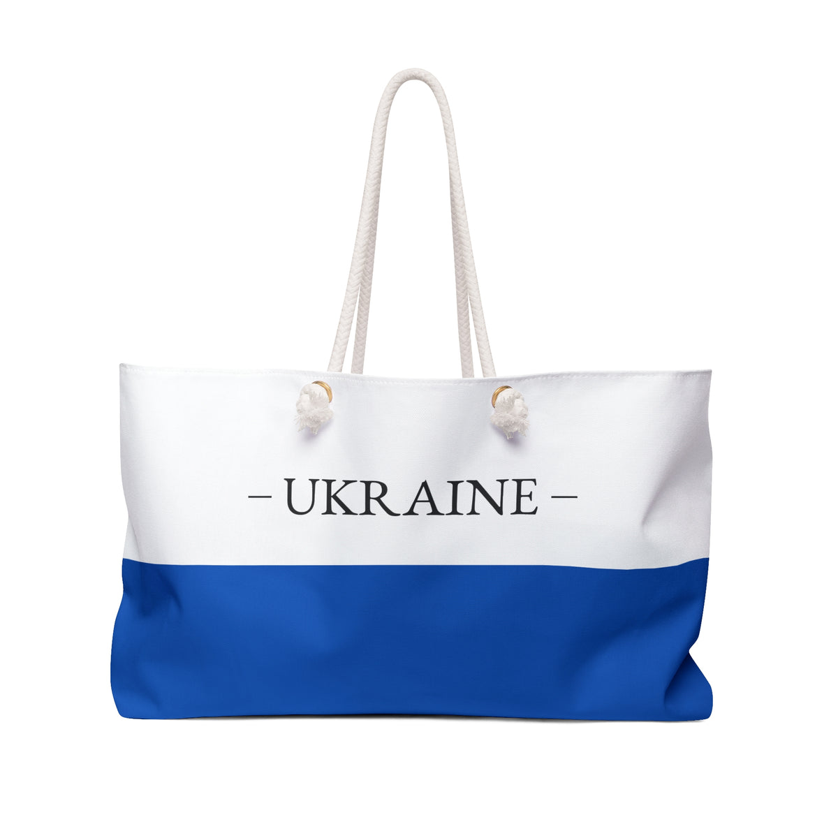 Personalized Ukraine Weekender Bag, Ukrainian Flag Travel Bag, Custom Name Heritage Tote, European Vacation Overnight Bag - Proud & Loyal