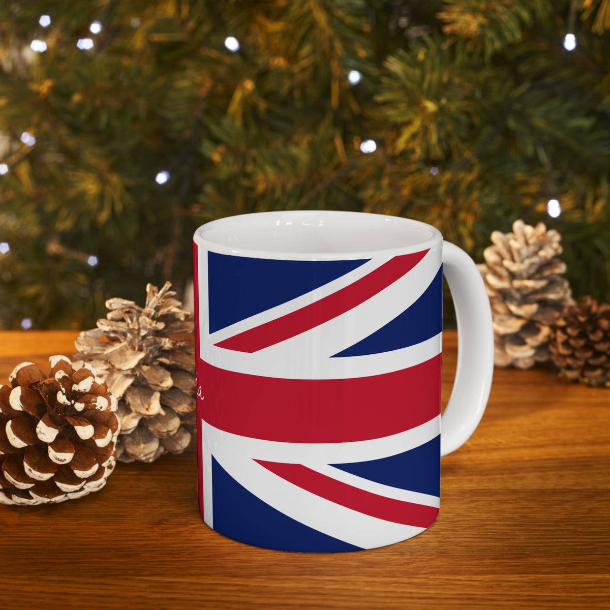 Personalized Union Jack United Kingdom Flag Mug | British Flag Ceramic Coffee Cup, New Citizen, Britain Naturalization Gift, Heritage Gift - Proud & Loyal