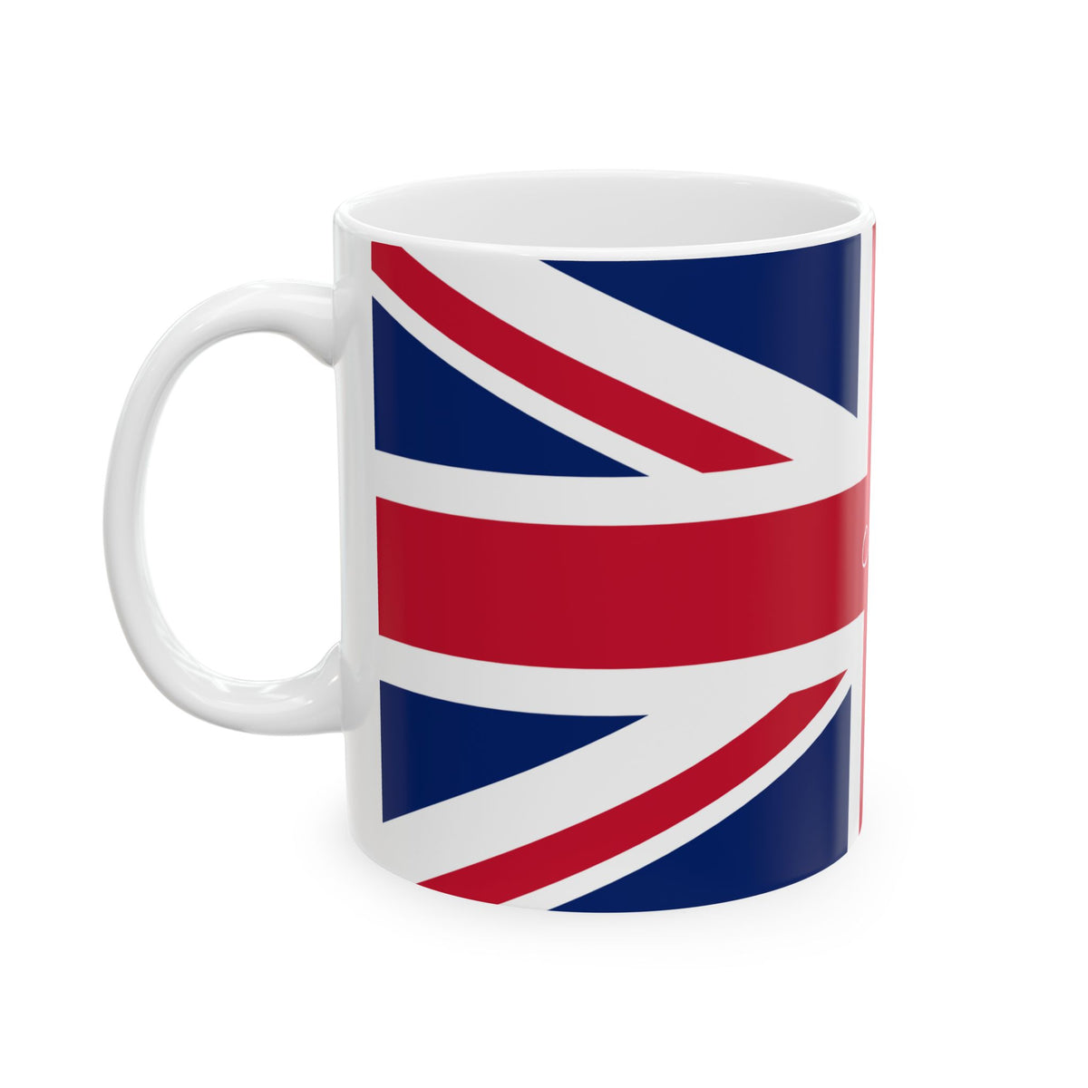Personalized Union Jack United Kingdom Flag Mug | British Flag Ceramic Coffee Cup, New Citizen, Britain Naturalization Gift, Heritage Gift - Proud & Loyal