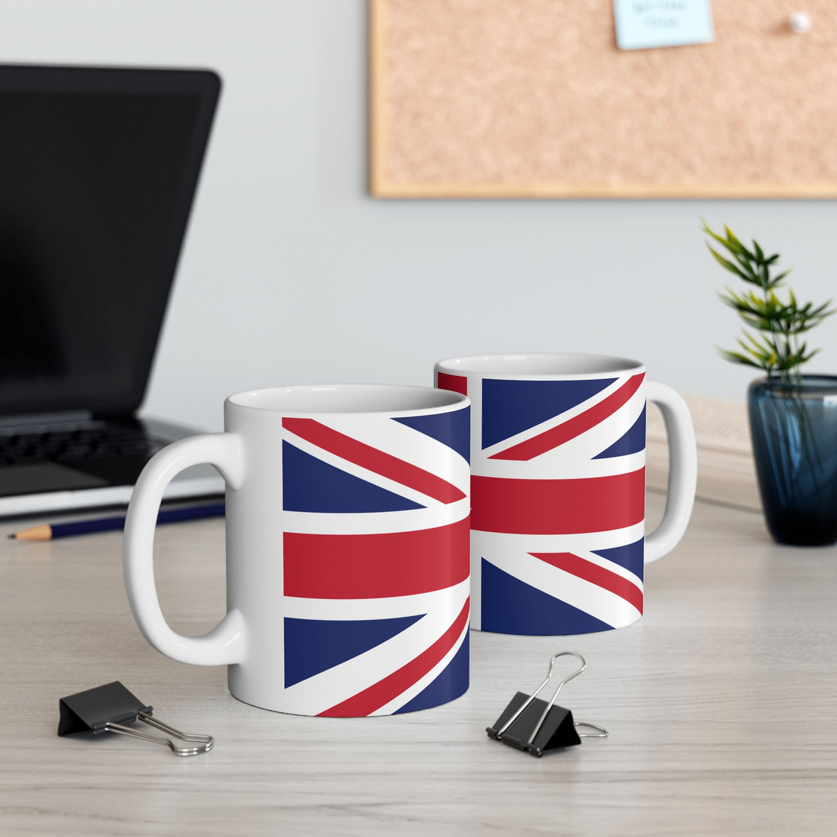 Personalized Union Jack United Kingdom Flag Mug | British Flag Ceramic Coffee Cup, New Citizen, Britain Naturalization Gift, Heritage Gift - Proud & Loyal