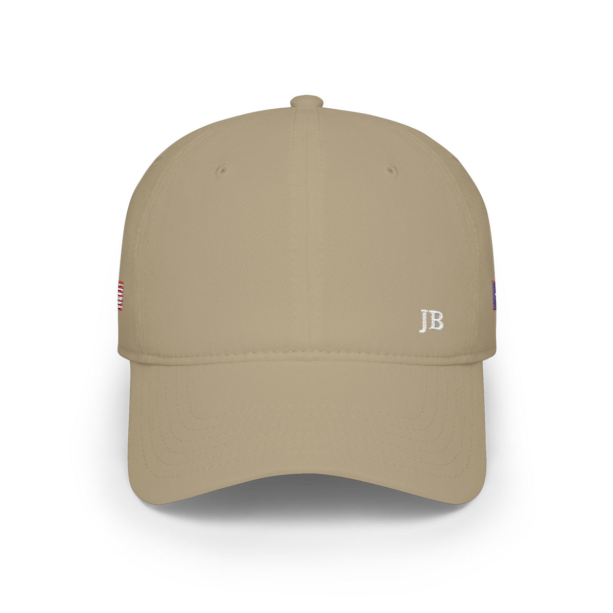Puerto Rican American Flag Hat Personalized Initials | Puerto Rico USA Dual Heritage Embroidered Cap | Low Profile Cotton Baseball Hat - Proud & Loyal