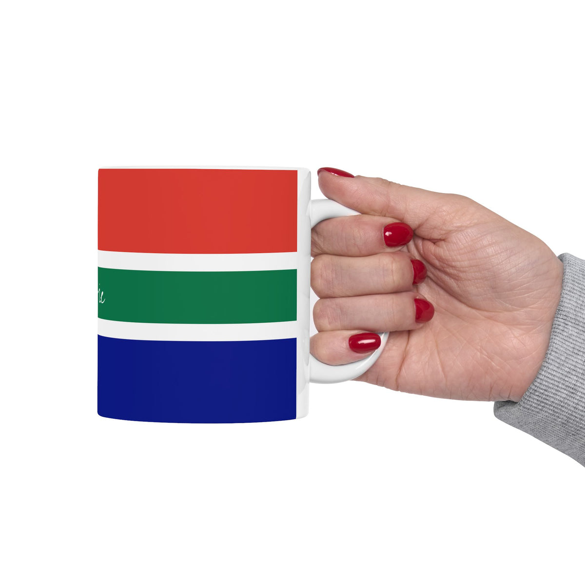 South African Flag Mug | Ceramic Coffee Cup with Flag Wrap - Proud & Loyal