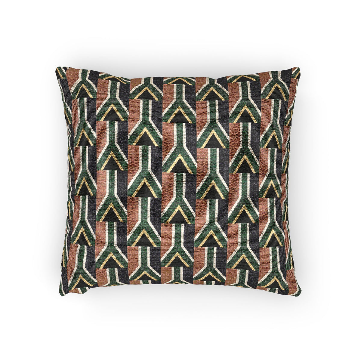 South African Geometric Arrow Pattern Woven Pillow | South Africa Boho Tribal Throw Cushion - Proud & Loyal