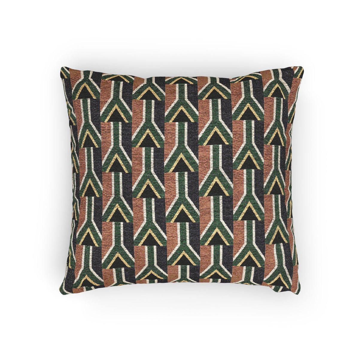 South African Geometric Arrow Pattern Woven Pillow | South Africa Boho Tribal Throw Cushion - Proud & Loyal