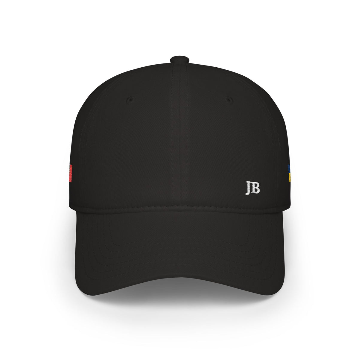 Ukrainian Canadian Flag Hat Personalized Initials | Ukraine Canada Dual Heritage Embroidered Cap | Low Profile Cotton Baseball Hat - Proud & Loyal