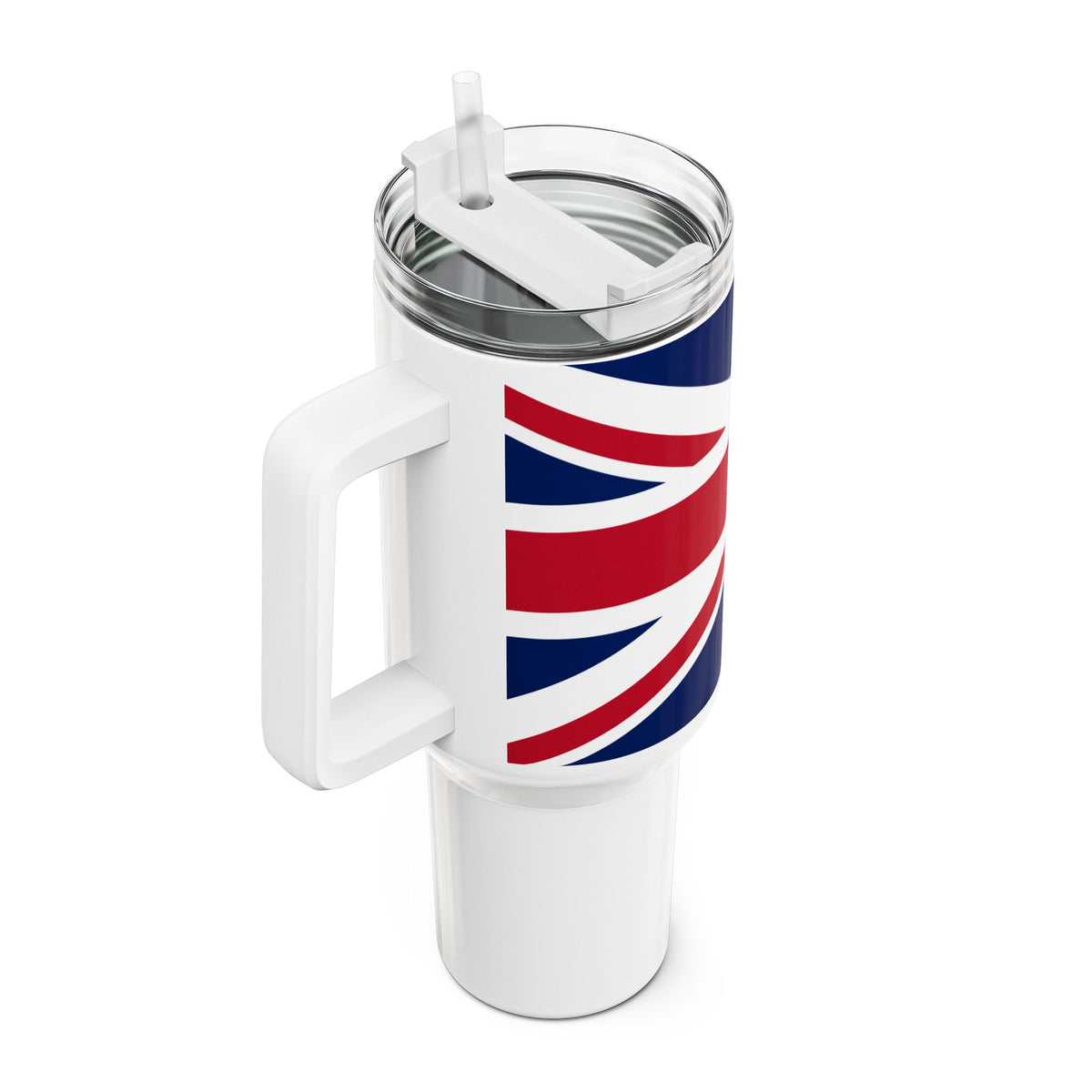 Union Jack Flag Personalized Tumbler, 40oz | Custom Name Travel Mug - Proud & Loyal