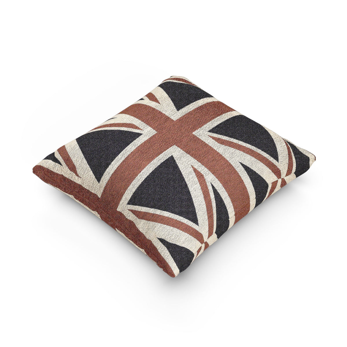 United Kingdom Flag Distressed Union Jack Woven Pillow | British Flag Decorative Pillow - Proud & Loyal