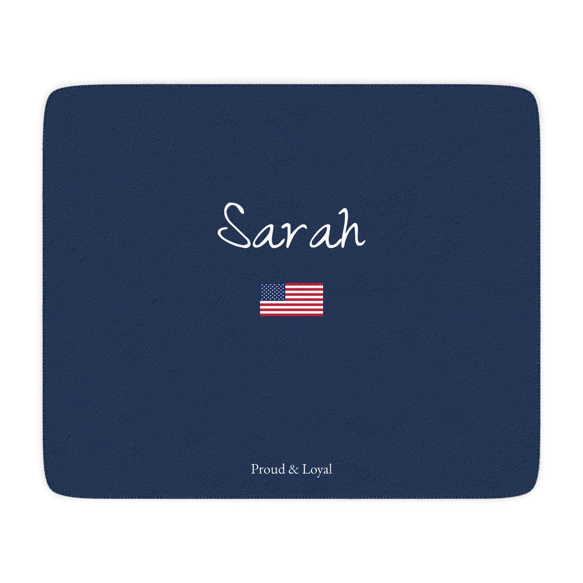 American Americana Sherpa Fleece Blanket