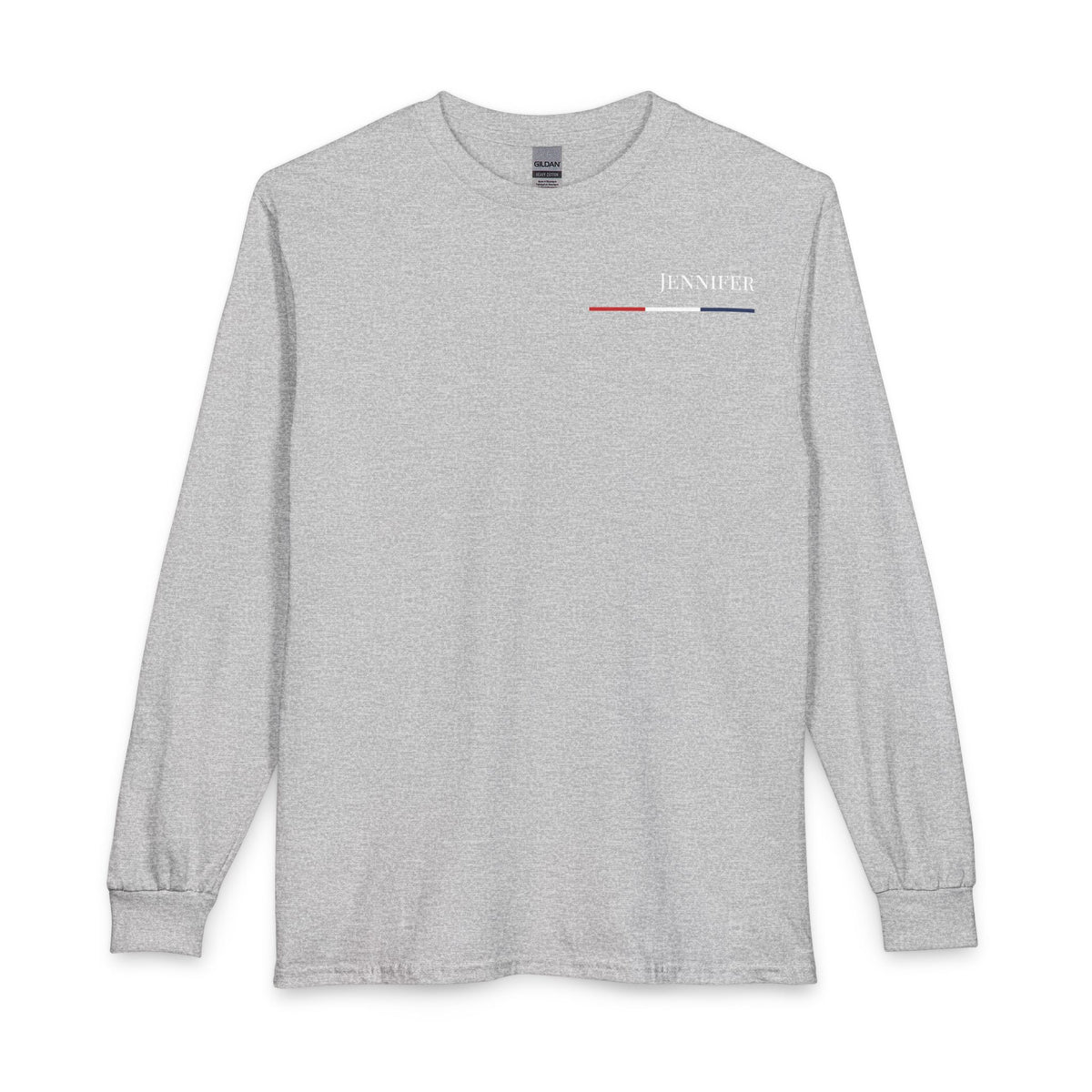 Jennifer Personalized Name Long Sleeve T-Shirt