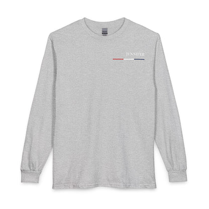 Jennifer Personalized Name Long Sleeve T-Shirt