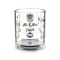 Personalized Destination Wedding Glass Mug 10oz, Custom Mr and Mrs Coffee Cup, Wedding Location Date and Country Flag, Newlywed Gift