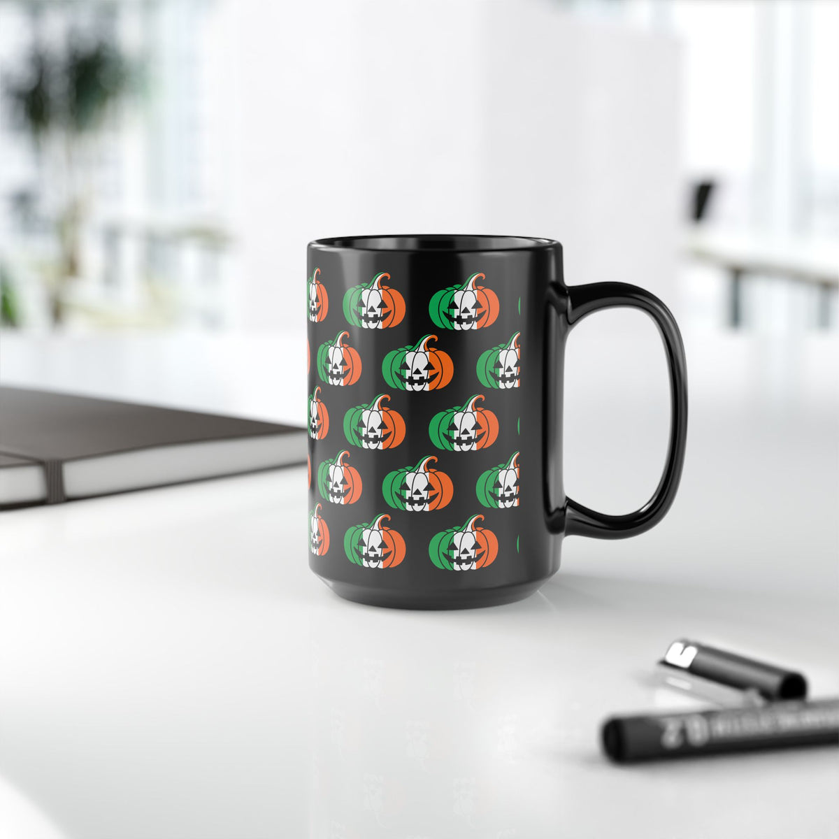 Limited Edition Ireland Irish Jack-O'-Lantern Mug | Halloween Pumpkin Coffee Cup