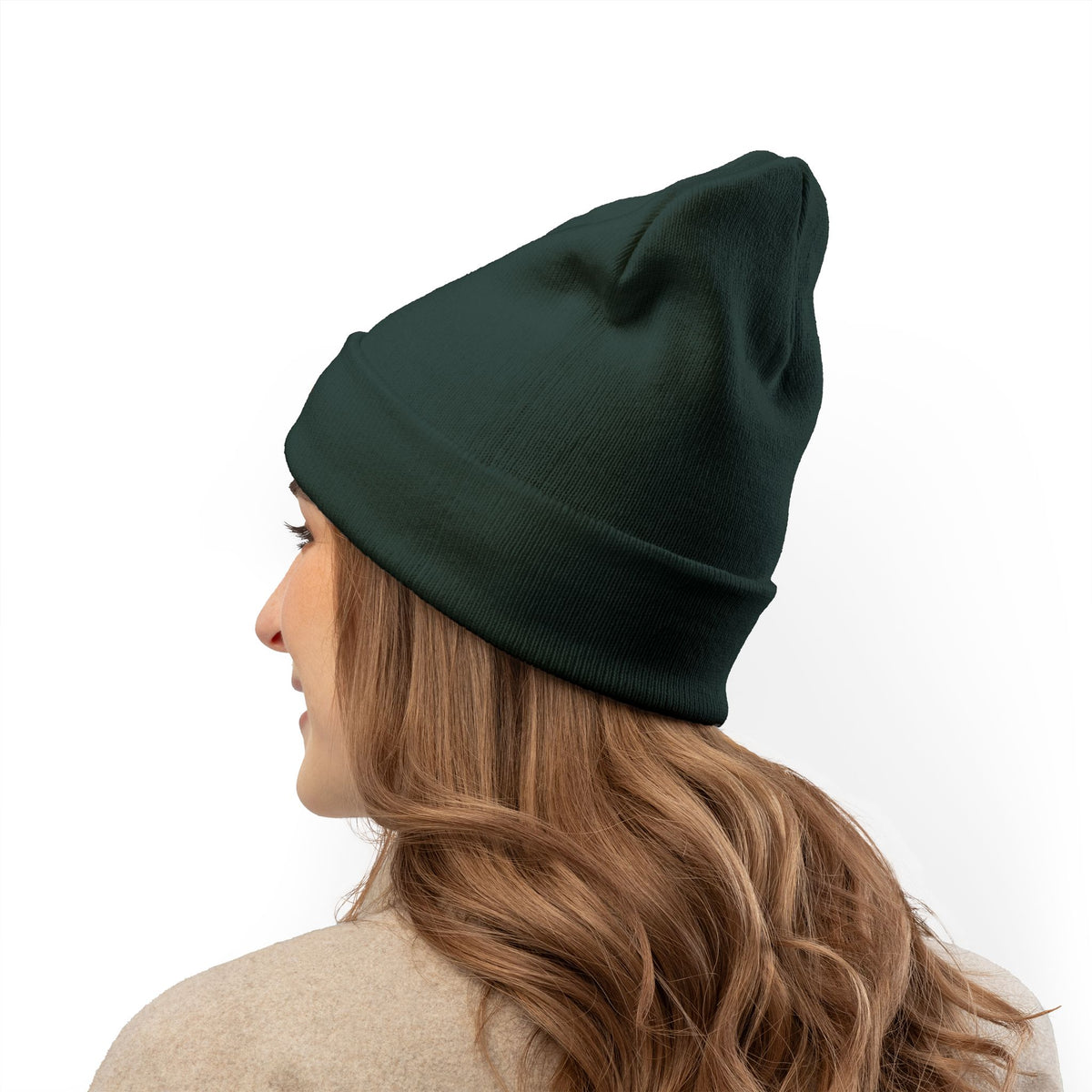Limited Edition Irish Ireland Flag Pumpkin Embroidered Halloween Beanie, Cotton Blend Knit Hat, Irish Heritage Halloween Gift
