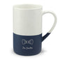 Personalized Groom Wedding Mug, Engraved Bow Tie Ceramic Coffee Mug, Custom Last Name 13oz Speckled Mug, Husband Gift, Wedding Keepsake