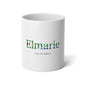 Personalized South Africa Flag Name Mug, Custom South African Heritage Coffee Cup, 20oz Ceramic Mug, South Africa Gift, Heritage Gift