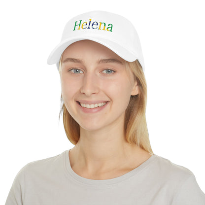 Personalized Brazil Flag-Name Low Profile Baseball Cap