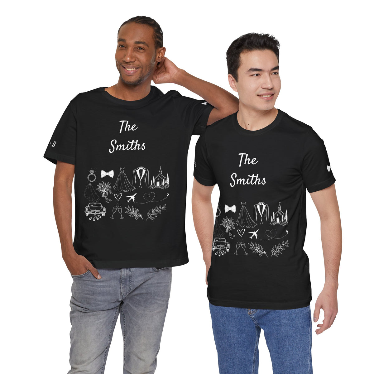 Personalized Groom Destination Wedding T-Shirt, Black Mr and Mrs Shirt, Custom Wedding Date and Location Tee, Honeymoon Gift for Husband