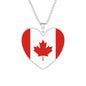 Sterling Silver Country Flag Heart Necklace, Heritage Jewelry, National Pride Pendant, Cultural Gift, 30 Countries Available