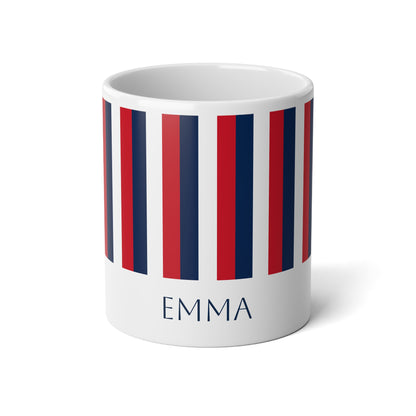 Personalized France Flag 20 oz Mug