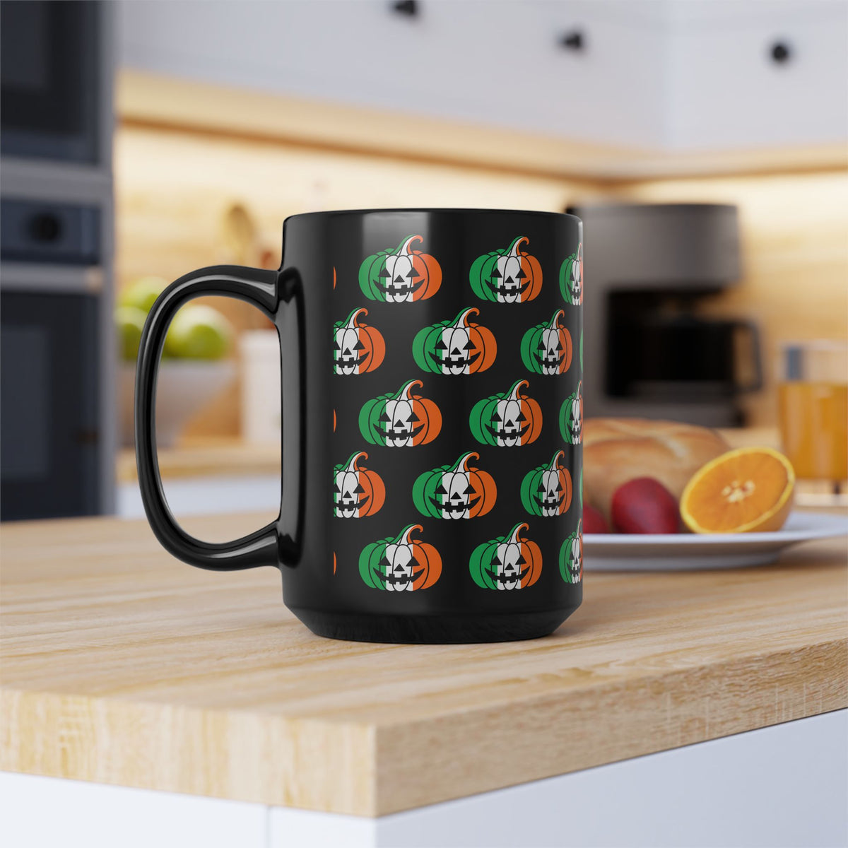 Limited Edition Ireland Irish Jack-O'-Lantern Mug | Halloween Pumpkin Coffee Cup