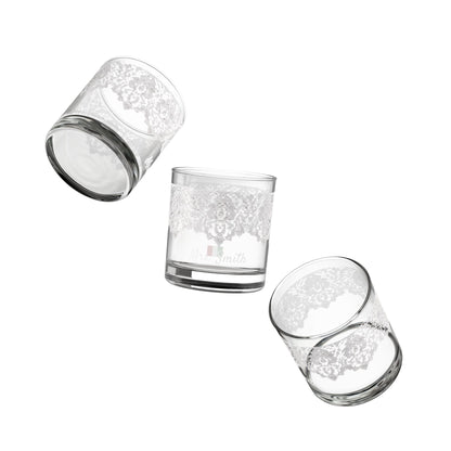 Personalized Destination Wedding Lace Rocks Glass, Custom Mrs Bridal Cocktail Glass, 10oz Wedding Tumbler, Bride Gift, Country Flag Keepsake