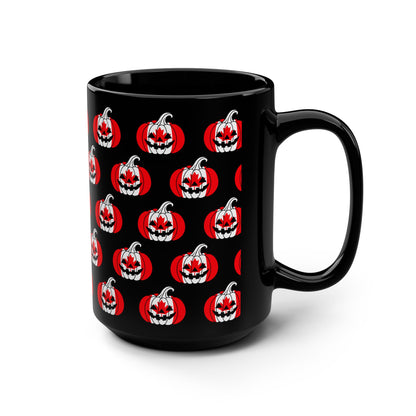 Limited Edition Jack O Lantern Canadian Flag Mug
