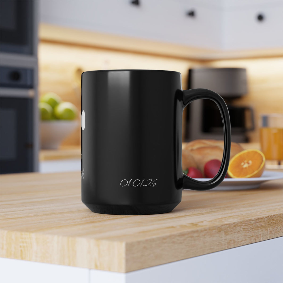 Black Mug, 15oz