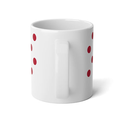 Personalized Japan Flag Mug, Custom Japanese Heritage Coffee Cup, 20oz Ceramic Mug, Red White Rising Sun Flag Pattern, Japan Gift