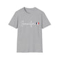 Choose Your Country Personalized Country Flag Heart T-Shirt, Custom Name USA UK Canada Australia Jamaica Italy Mexico Pride Tee