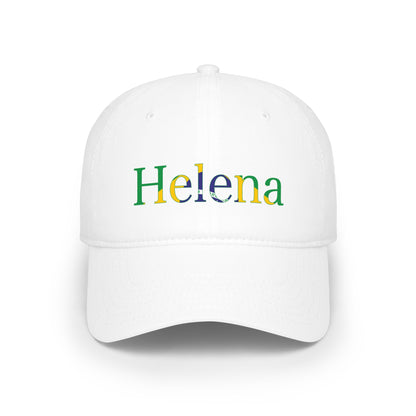 Personalized Brazil Flag-Name Low Profile Baseball Cap