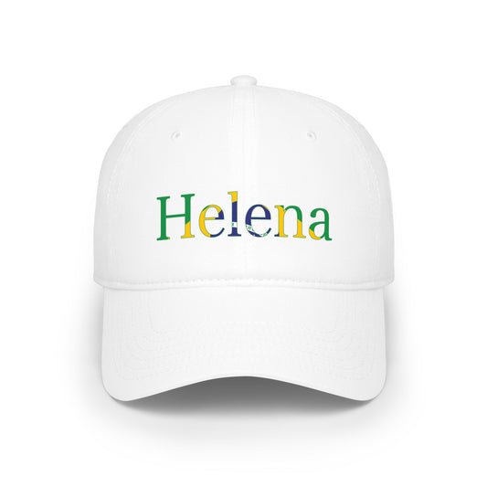 Personalized Brazil Flag Name Low Profile Baseball Cap, Custom Brazilian Heritage Dad Hat, Cotton Cap, Brazilian Gift