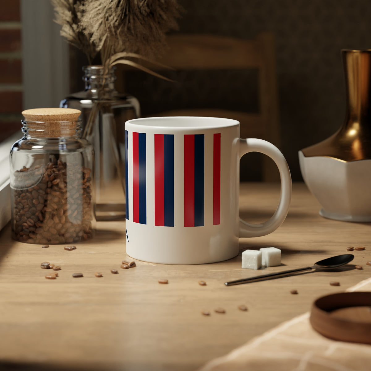 Personalized France Flag 20 oz Mug