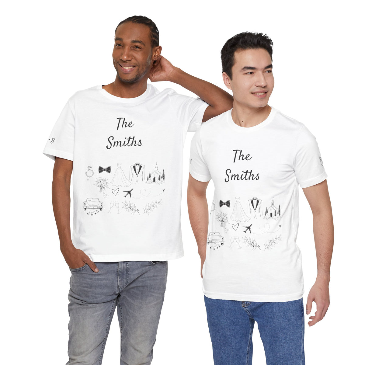 Personalized Destination Wedding T-Shirt, Custom Mr and Mrs Shirt, Wedding Location & Date Tee, Newlywed Honeymoon Gift, Couples Anniversary