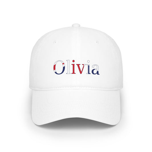 Personalized Your Name in UK Flag Letters Low Profile Baseball Cap, Custom British Heritage Dad Hat, Union Jack Cotton Cap, British Gift