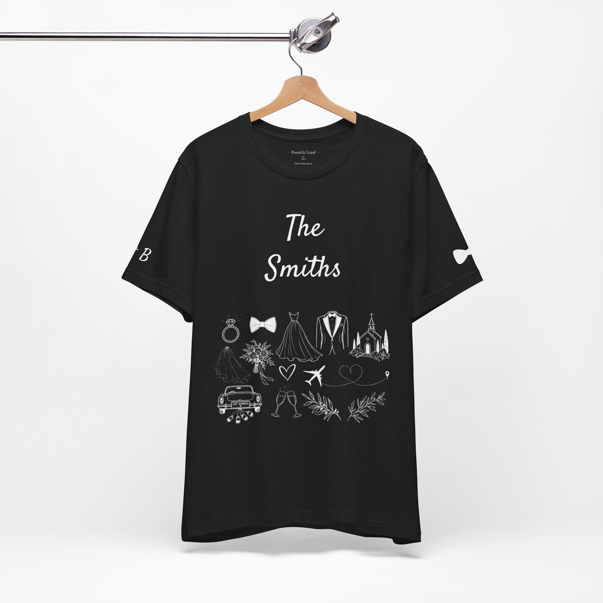 Personalized Groom Destination Wedding T-Shirt, Black Mr and Mrs Shirt, Custom Wedding Date and Location Tee, Honeymoon Gift for Husband