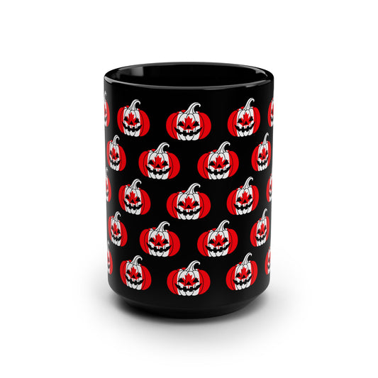 Limited Edition Jack O Lantern Canadian Flag Mug