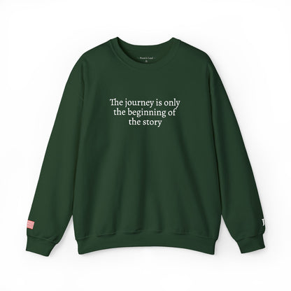 Choose Your Country Embroidered Sweatshirt, Personalized Travel Crewneck, Custom Initials, Country Flag Sleeve, Heritage Gift