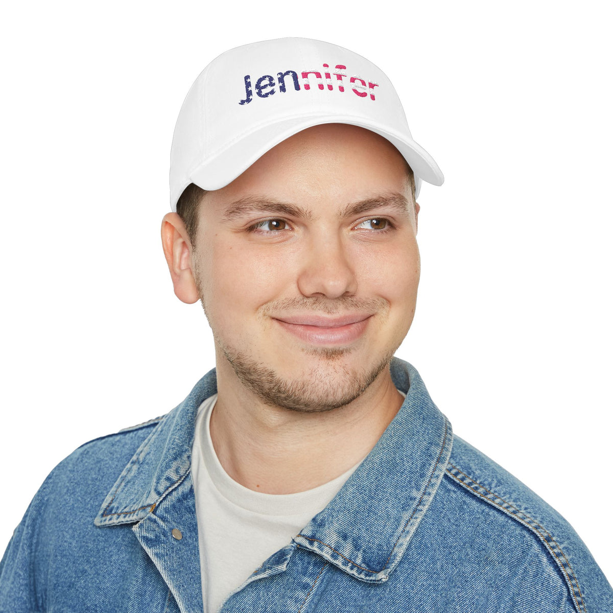 Personalized Your Name in USA Flag Letters Name Baseball Cap, Custom Embroidered American Heritage Hat, Cotton Dad Hat, Patriotic Gift