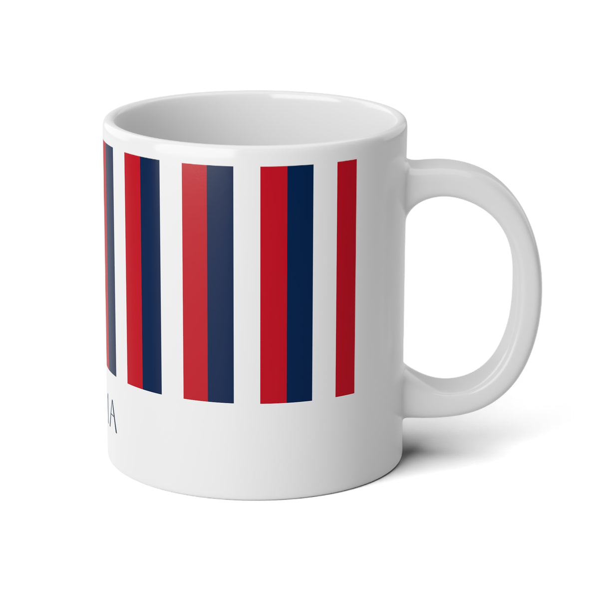 Personalized France Flag 20 oz Mug