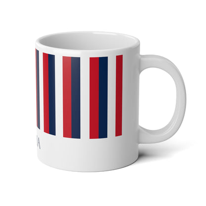 Personalized France Flag 20 oz Mug