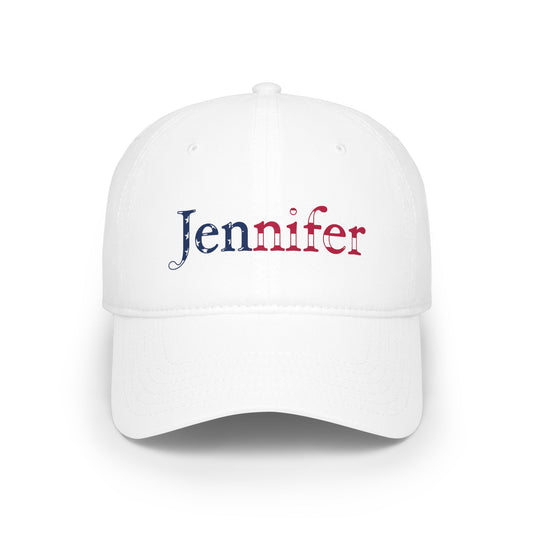 Personalized USA Flag Name Low Profile Baseball Cap, Custom American Heritage Dad Hat, Cotton Patriotic Gift