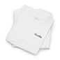 Personalized Your Name in Australian Flag Letters Embroidered T-Shirt, Custom Name Australia Heritage Tee, 100% Cotton Aussie White Shirt
