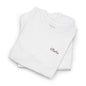 Personalized Your Name in UK Flag Letters Embroidered T-Shirt, Custom Name British Heritage Tee, 100% Cotton White Shirt, Union Jack Gift