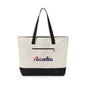 Personalized Your Name in Australian Flag Letters Canvas Tote Bag, Custom Australia Flag Zippered Tote, Australian Heritage Gift