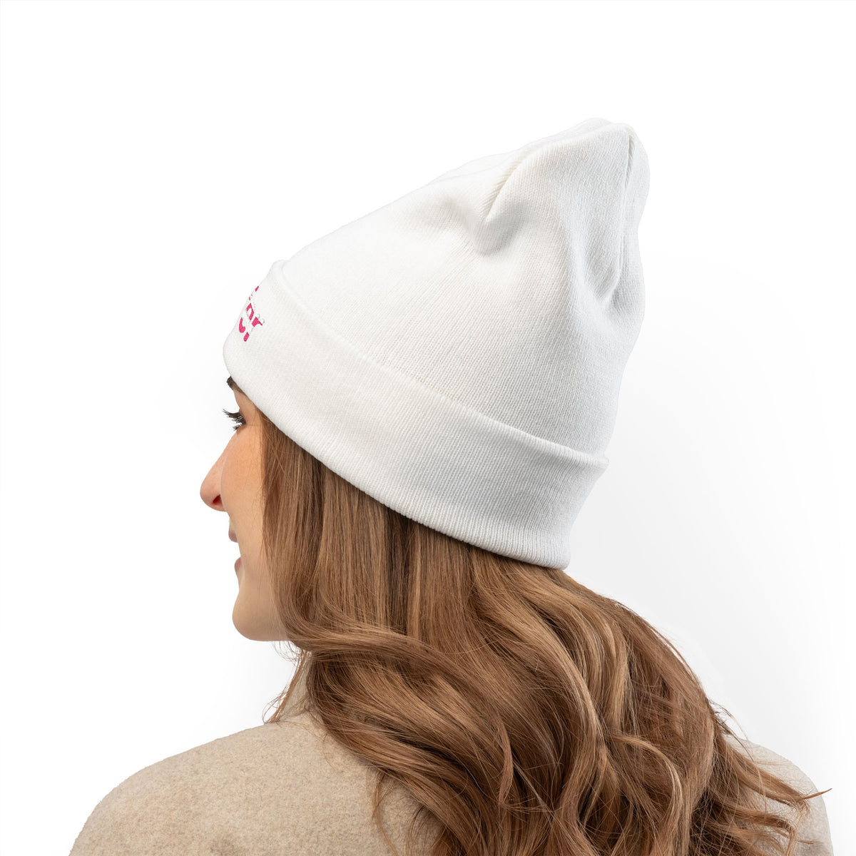 Personalized Your Name in American Flag Letters Beanie, Custom Name Embroidered Winter Hat, USA Heritage Knit Cap, Patriotic Gift